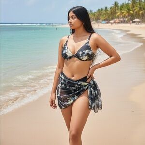 Shein 3 Piece Bikini Set Size L NWOT